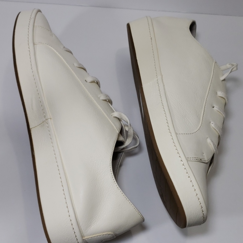 Joie Leather Embroidered Sneakers Size 9 - Picture 5 of 8